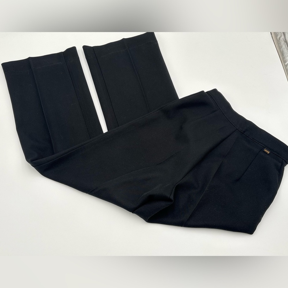Levi’s Y2K Black High Rise Pleated Pants‎ Wide Leg Trouser Women’s - Picture 10 of 14
